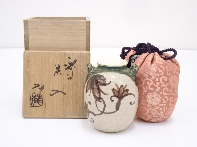 道具 ] - 道具 山口茂造 織部茶入 □z | ネットショップ圭 netshop Kei